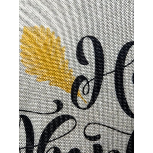 Happy Thanksgiving Day Fall Leaves Throw Pillow Cover Autumn - Picture 2 of 6